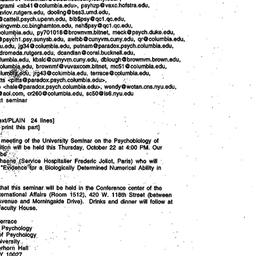 Announcements, 1998-10-18. ...
