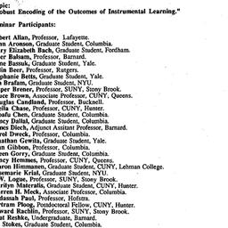 Minutes, 1991-12-05. Cognit...