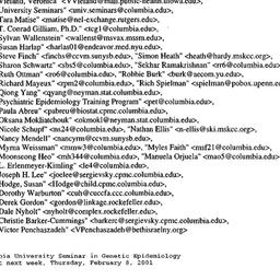 Announcements, 2001-02-02. ...