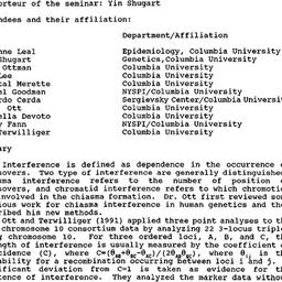 Minutes, 1994-02-10. Geneti...