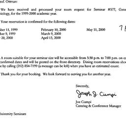 Correspondence, 2000-06-28....