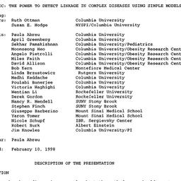 Minutes, 1998-01-08. Geneti...