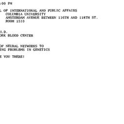 Announcements, 1998-03-12. ...