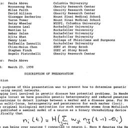 Minutes, 1998-03-12. Geneti...