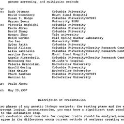 Minutes, 1997-03-13. Geneti...