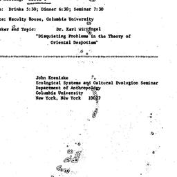 Announcements, 1976-03-01. ...