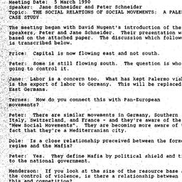 Minutes, 1990-03-05. Ecolog...