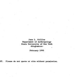 Speaker's paper, 1990-0...