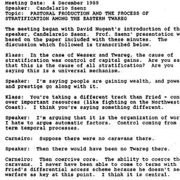 Minutes, 1989-12-04. Ecolog...