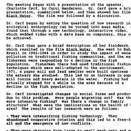 Minutes, 1990-12-17. Ecolog...