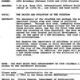 Background paper, 1990-10-0...