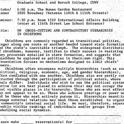 Announcements, 1993-10-04. ...