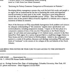 Announcements, 1994-02-07. ...