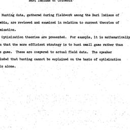 Minutes, 1981-10-26. Ecolog...