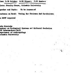 Announcements, 1976-09-13. ...