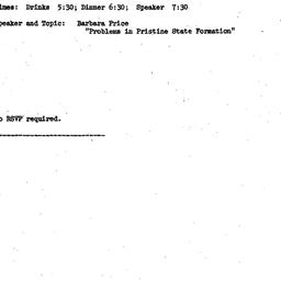 Announcements, 1976-10-11. ...