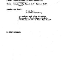 Announcements, 1977-03-21. ...