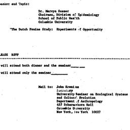 Announcements, 1977-05-09. ...