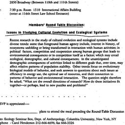 Announcements, 1995-02-06. ...