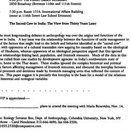 Announcements, 1994-12-05. ...