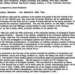 Minutes, 1994-10-03. Ecolog...