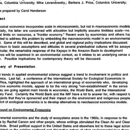 Minutes, 1995-05-01. Ecolog...