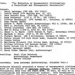Minutes, 1981-03-16. Ecolog...