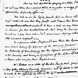 [Document, 1784 March 09]