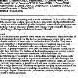 Minutes, 2000-03-08. Ecolog...