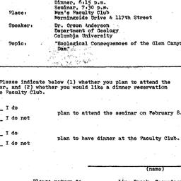 Announcements, 1971-02-08. ...