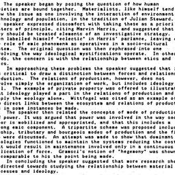 Minutes, 1988-02-01. Ecolog...
