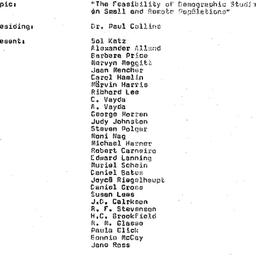 Minutes, 1971-12-13. Ecolog...