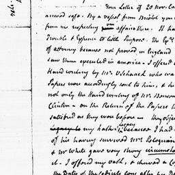 [Document, 1784 January 22]