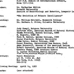 Minutes, 1980-03-17. Ecolog...