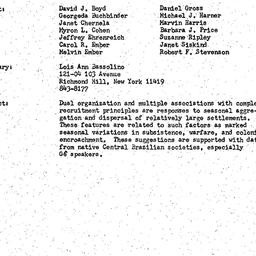 Minutes, 1975-01-13. Ecolog...