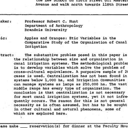 Minutes, 1983-02-14. Ecolog...