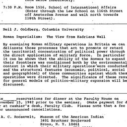 Minutes, 1982-11-15. Ecolog...