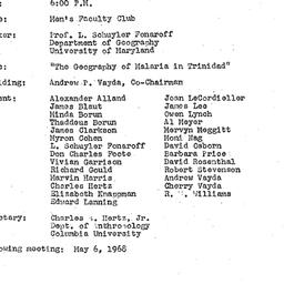 Minutes, 1968-04-08. Ecolog...