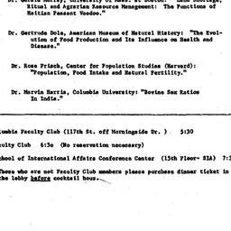 Schedules, Ecology and Cult...