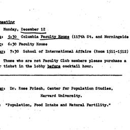 Announcements, 1977-12-12. ...