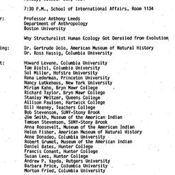 Minutes, 1984-10-08. Ecolog...
