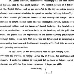 Announcements, 1964-04-13. ...