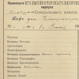 Pistolkors' Transcript