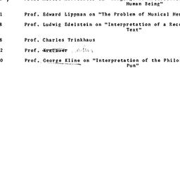Schedules, Problems of Inte...