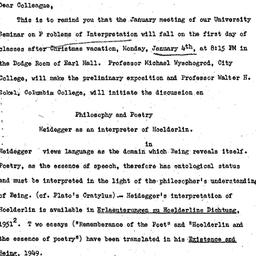 Announcements, 1959-12-16. ...