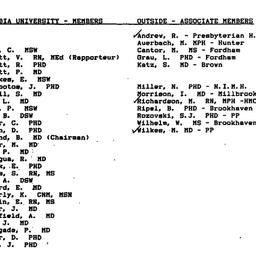 Minutes, 1987-02-27. Longev...
