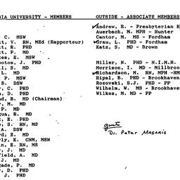 Minutes, 1987-04-24. Longev...