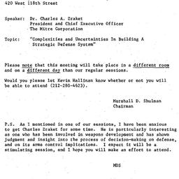 Announcements, 1986-12-18. ...