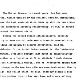Speaker's paper, 1989-0...