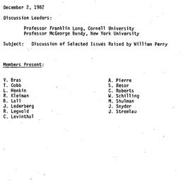 Minutes, 1982-12-02. Arms C...